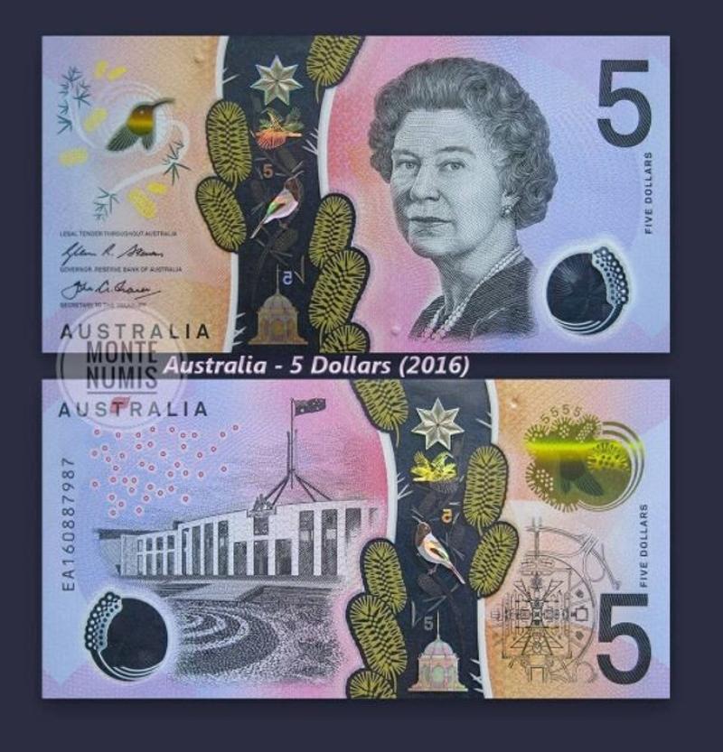 Buy Counterfeit 5 Australian Dollar Bills