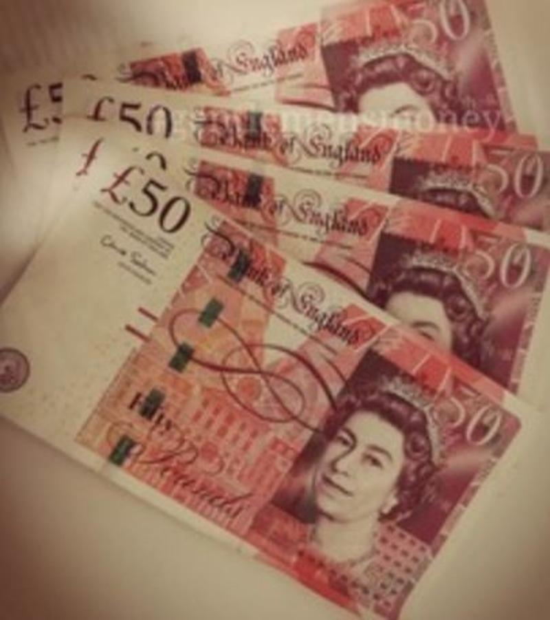 Buy Counterfeit 50 British Pounds