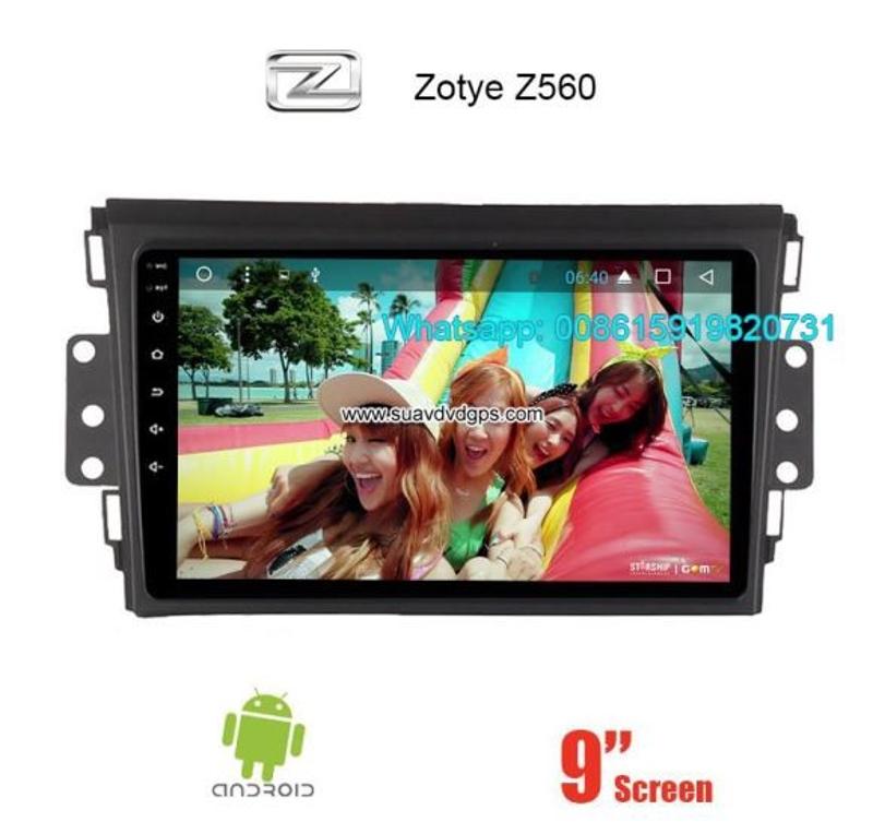 Zotye Z560 Audio Radio Car Android wifi GPS Camera Navigation