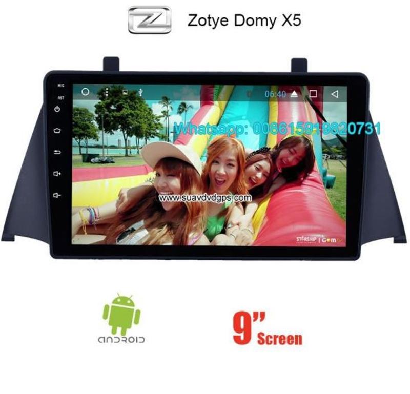 Zotye Domy X5 Audio Radio Car Android wifi GPS Camera Navigation