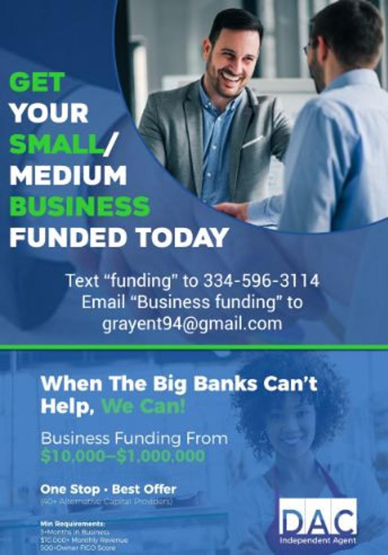 Quick Business Loans, Working Capital, $10K - $1M!