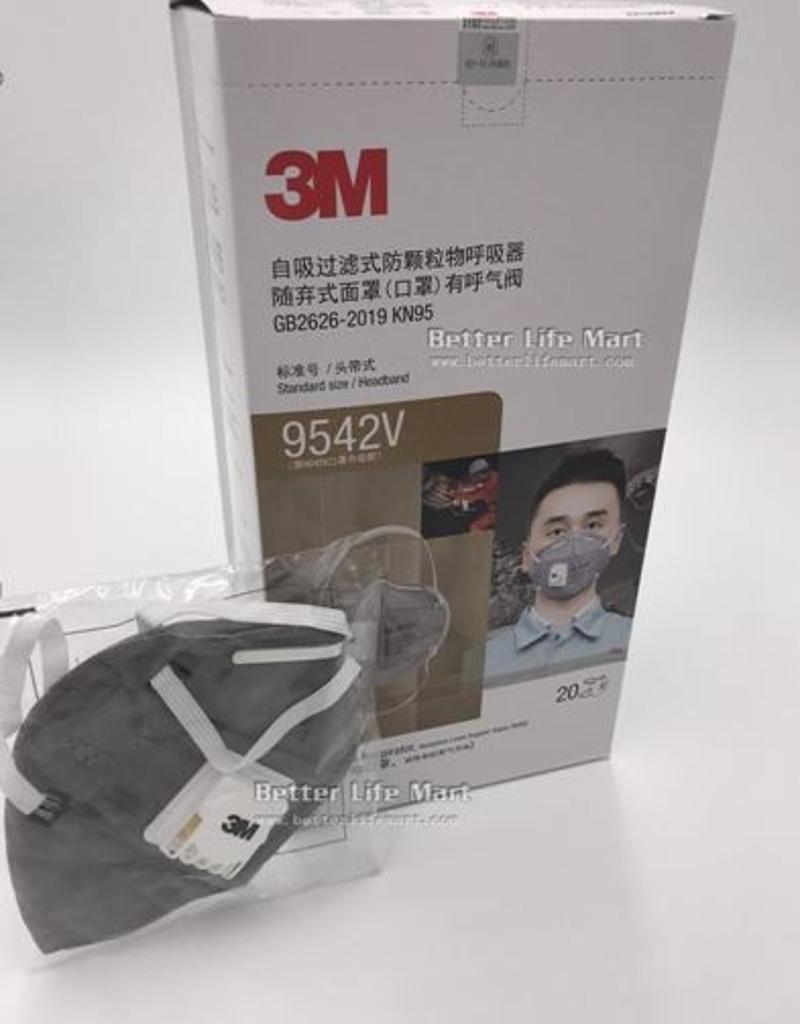 3M 9542V KN95 respirator Activated Carbon face mask