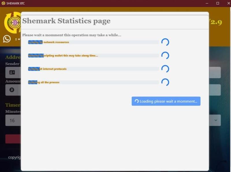 SHEMARK COUNTERFEIT BITCOIN SENDER PRO TOOL
