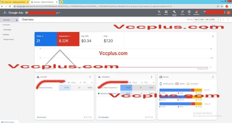 Buy Best Google Ads Account with $350 Spendable Limit