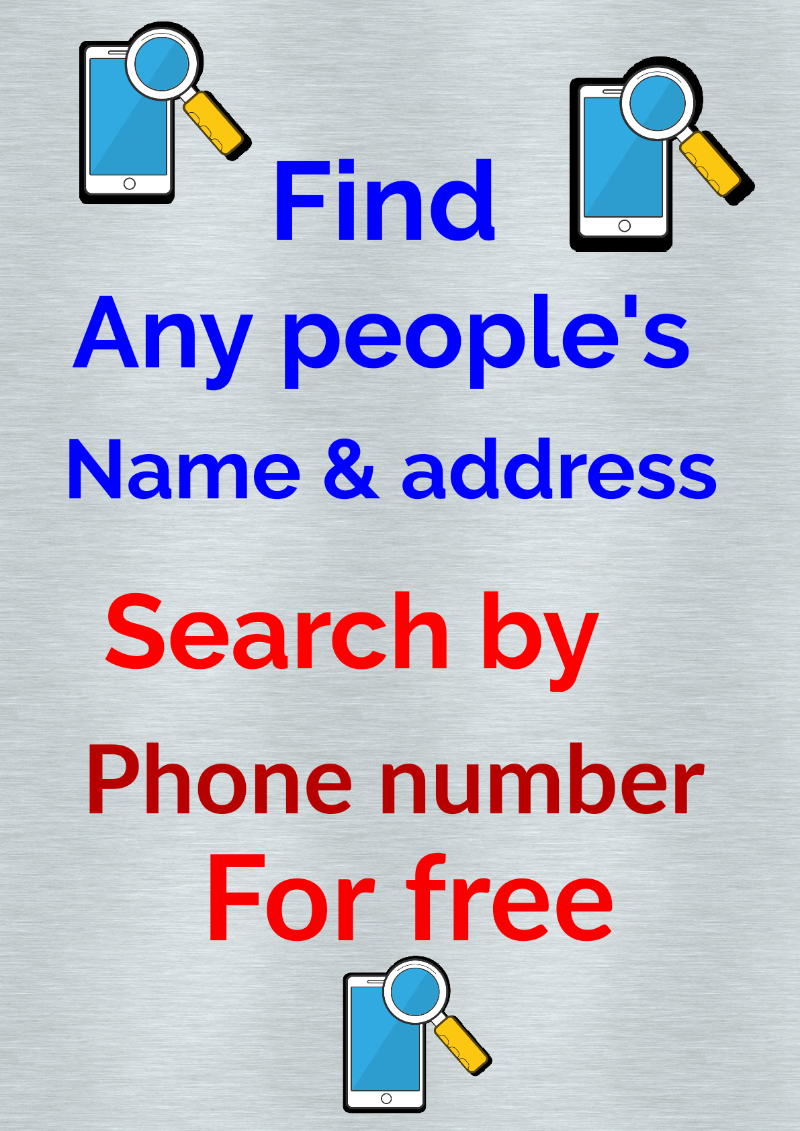 Find any people's real name and address details using phone number
