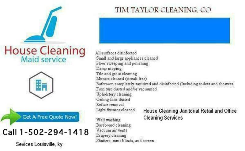 Louisville house cleaning / Louisville apartment cleaning