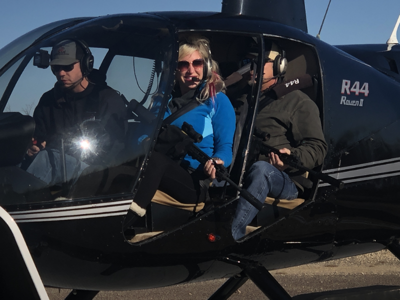 Helicopter Hog Hunting Texas