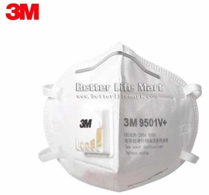 3M 9501V+ KN95  Respirator Face Mask