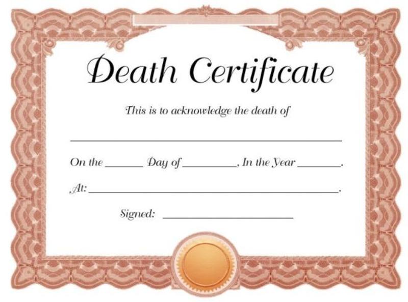 Buy Death Certificates