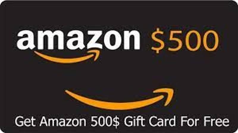 Get $500 Amazon gift card for free
