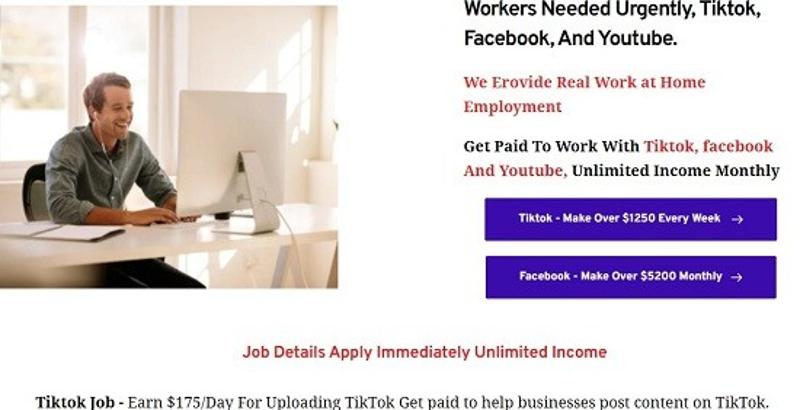 Tiktok- Workers Needed Urgently Make $5200 Monthly