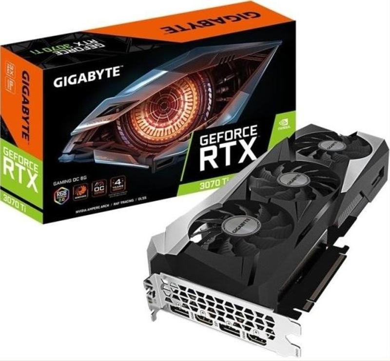 Gigabyte GeForce RTX 3070 Ti 8GB GAMING OC Ampere Graphics Card