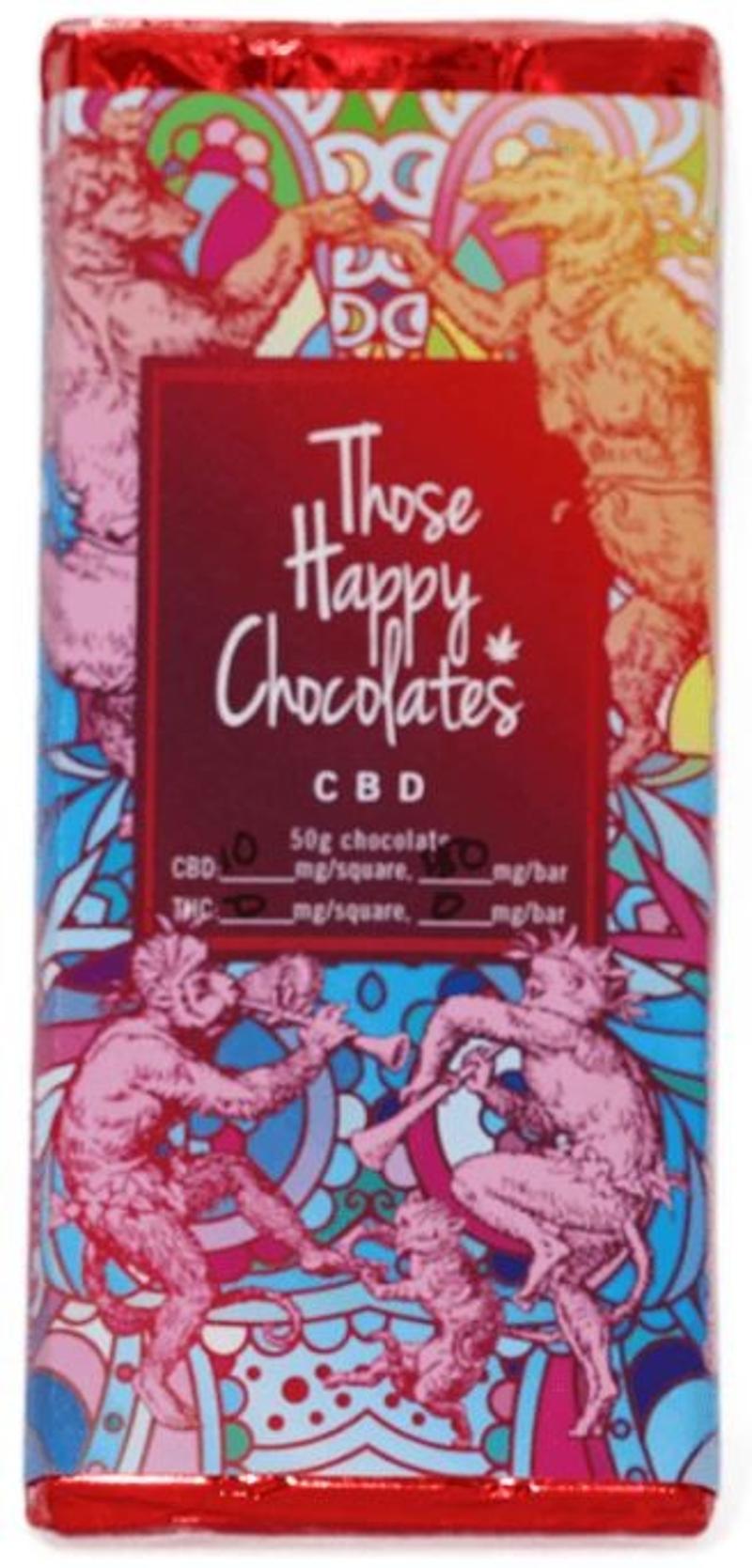 Those Happy Chocolates – CBD Chocolate Bar
