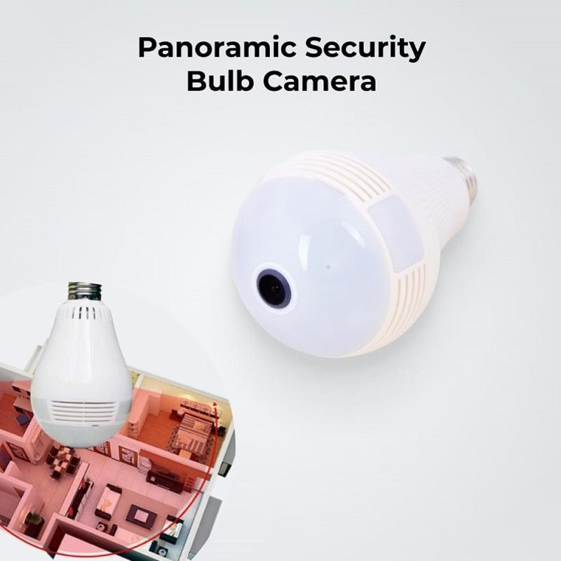 Panoramic Security Bulb Camera