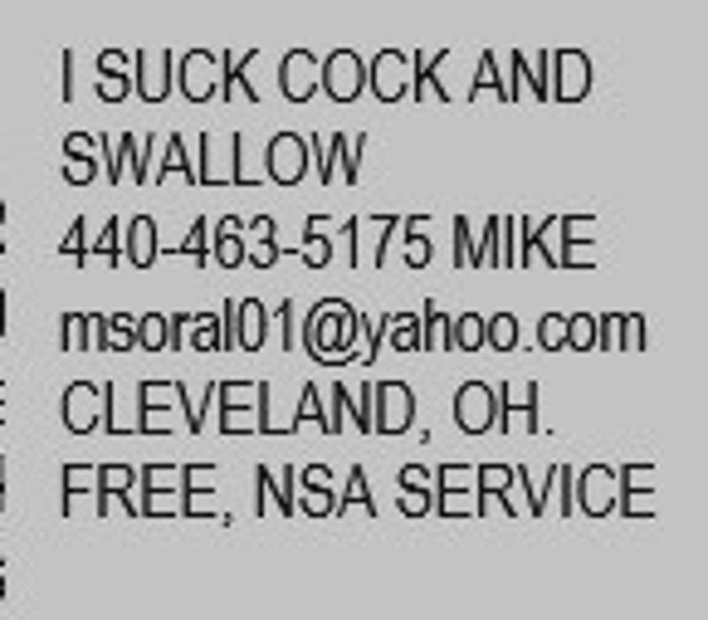 CLEVELAND BLOWJOBS 440-463-5175 Mike - FREE, NSA - updated 2024