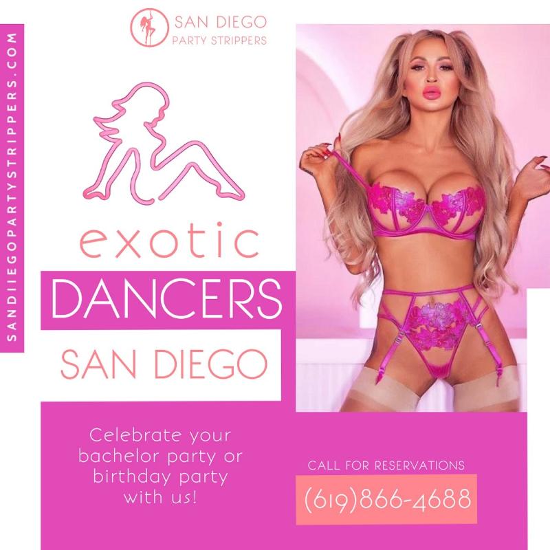 Strippers San Diego : VIP Bachelor Party (619)866–4688