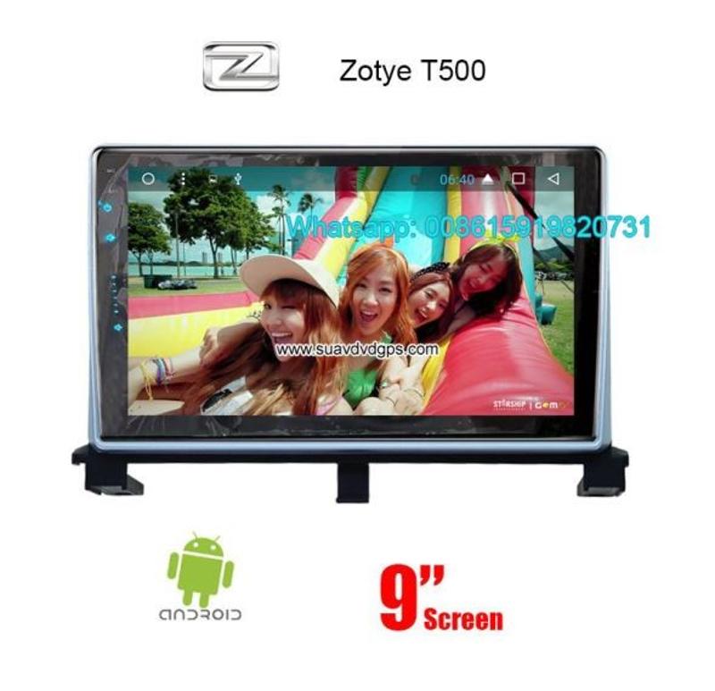 Zotye T500 Car Radio Android 8 Core Rom64GB wifi GPS DSP Amplifier