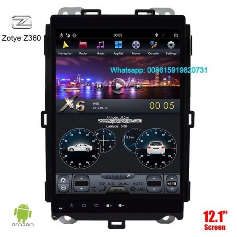 Zotye Z360 Vertical Tesla Android Radio GPS Navigation 12.1 Inch