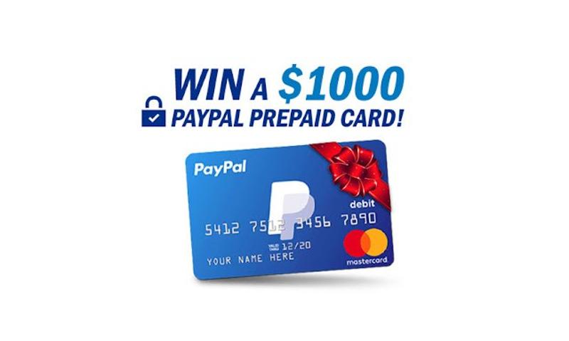 Win $1000 Paypal Gift Card!