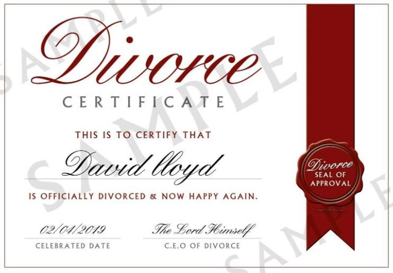 Buy Divorce Certificates Online