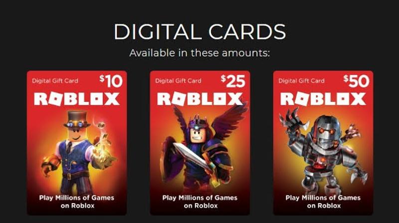 FREE $5, $10, $25, $50 and $100 Roblox Gift Card Generator