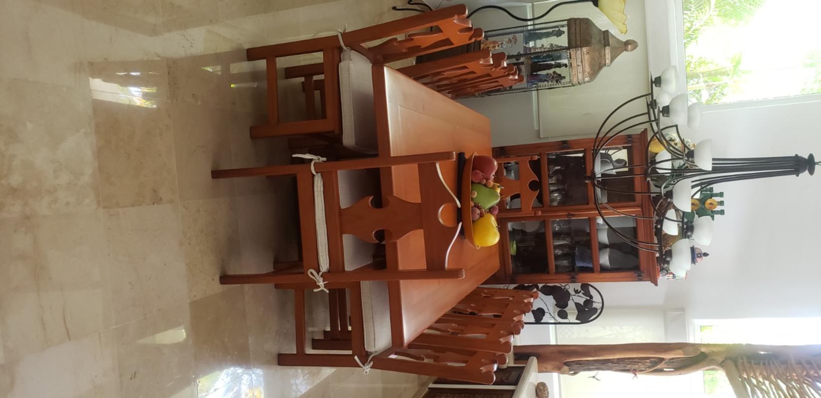 Beautiful Dining Set with 10 chairs and China Cabinet